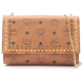 MCM Visetos Bijou Studded Schultertasche