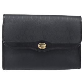 Christian Dior Vintage Honeycomb chain Canvas