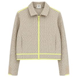 Hermès Jaqueta Bomber Mosaique Weave