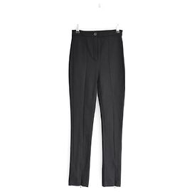 Patrizia Pepe Schwarze Viskose-Skinnyhose Größe 40