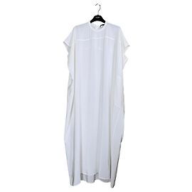 Sofie D'Hoore Vestido Kaftan Dunet de Seda Branca