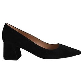 Lk Bennett Sloane black suede heels