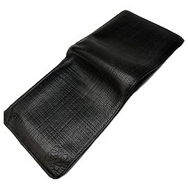 Vintage Loewe Bifold Portemonnaie aus geprägtem Leder Schwarz