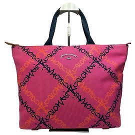 Borsa Tote in Tela Vintage Vivienne Westwood Anglomania Hot Pink Orange