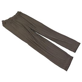 Calças de perna reta Vintage Issey Miyake Taupe M