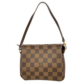 Louis Vuitton Damier Trousse Makeup Bag/Pouch N51982 Ebene