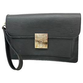 Borsa a Clutch Louis Vuitton Epi Neo Belaia M40852 Noir