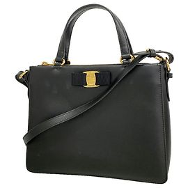 Borsa in pelle Salvatore Ferragamo Vara