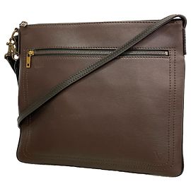 Louis Vuitton Utah Sac Plat Shoulder Bag M92073 Cafe Masculino