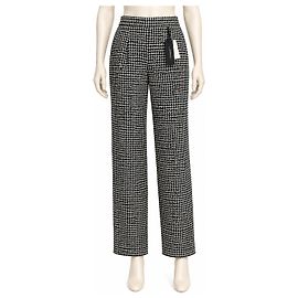 Autre Marque Theyskens' Theory Pedry Houndstooth Wool Blend Trousers