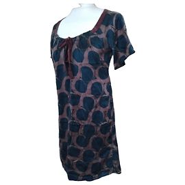 Alain Manoukian Manoukian Wildseiden-Kleid Baby Doll
