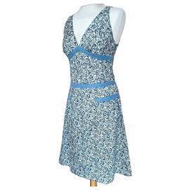 Cacharel Robe Courte en Coton Imprimé Liberty