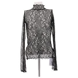 Autre Marque Top in pizzo nero LEO SEASON
