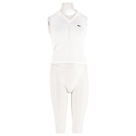 Lacoste Weißes gerades Top