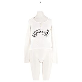 Autre Marque Maglione in cotone bianco GLOWNY