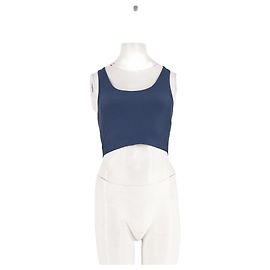 Autre Marque Top taglio dritto blu navy ALO