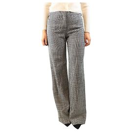 Tom Ford Hahnentritt-Hose in Schwarz und Weiß - size UK 12