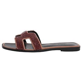 Sandali Oran con perline Hermès