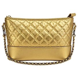 Chanel Gabrielle Crossbody-Tasche 2017 aus Kalbsleder Gold