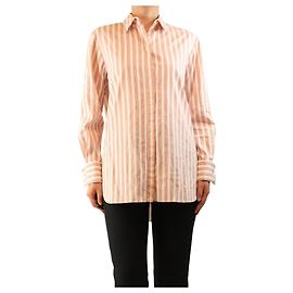 Loro Piana Blusa a righe rosa - size UK 8