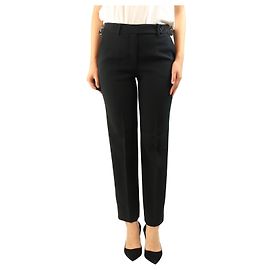Red Valentino Pantalones negros con hebilla - size UK 10