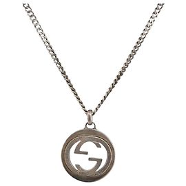 GUCCI Interlocking G Necklace Ag925 Silver