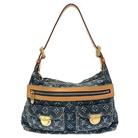 Louis Vuitton Monogram Denim Baggy PM Schultertasche