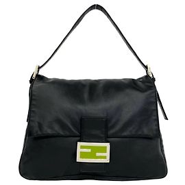 Borsa semi-spalla in pelle Fendi Mamma Bucket
