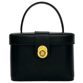 Céline Celine Vintage Starball Logo Hardware Lederhandtasche