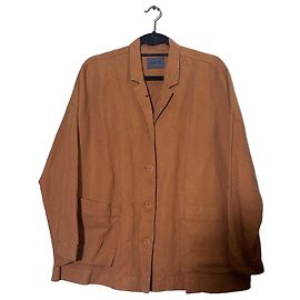 Autre Marque OSKA Chaqueta de lino marrón