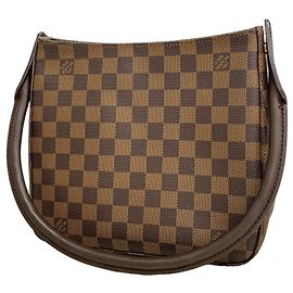 Bolso de hombro Louis Vuitton Damier Looping MM