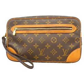 Sac pochette Louis Vuitton Monogram Marly Dragonne GM