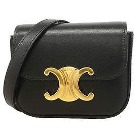 Céline Sac à épaule Celine Triomphe Mini Claude