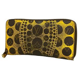Portafoglio lungo Louis Vuitton Monogram Pumpkin Dot