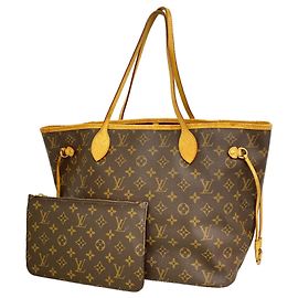 Louis Vuitton Monogram Neverfull MM Tote Bag in Fuchsia