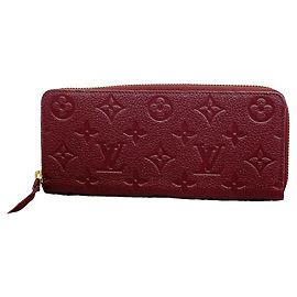 Louis Vuitton Monogram Empreinte Portefeuille Clemence Long Wallet