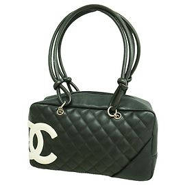 Borsa a tracolla Chanel Cambon in pelle di agnello