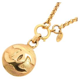 Collier Chanel plaqué or