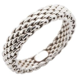 Autre Marque Anello a fascia Tiffany & Co. Somerset in argento sterling