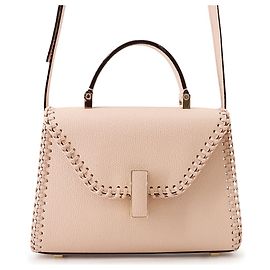 Sac à main Valextra Micro Iside en cuir avec point de blanket