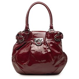 Salvatore Ferragamo Borsa Ferragamo Marisa Gancini in vernice rossa