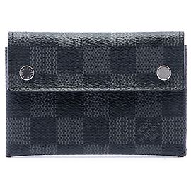 Louis Vuitton Black Damier Graphite Compact Modulable Wallet