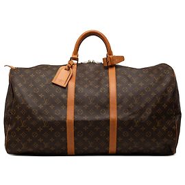 Louis Vuitton Brown Monogram Keepall 60