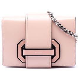 Prada Pink City Calf Plex Ribbon Crossbody