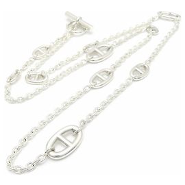 Hermès HERMES Chaine d'Ancre Farandole 80 Necklace