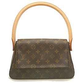 Bolso de hombro Louis Vuitton Monogram Mini Looping