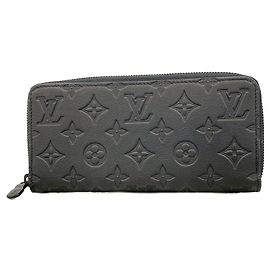 Louis Vuitton Monogram Shadow Zippy Wallet in Black