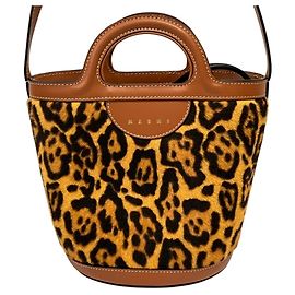 Marni Tropicalia Handtasche mit Leopardenprint