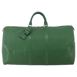 Bolso Louis Vuitton Keepall de piel Epi 55