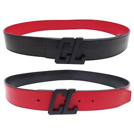 CHRISTIAN LOUBOUTIN HAPPY RUI GÜRTEL MIT LOGO-SCHNALLE WENDELBAR T90 BELT